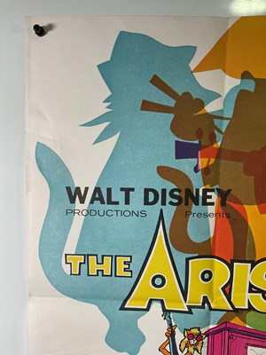 Lot 294 - THE ARISTOCATS (1970) A UK quad film poster...