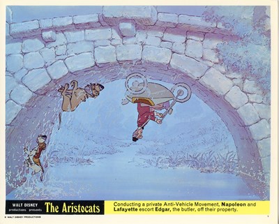 Lot 294 - THE ARISTOCATS (1970) A UK quad film poster...