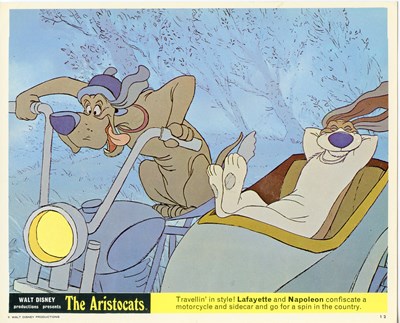 Lot 294 - THE ARISTOCATS (1970) A UK quad film poster...