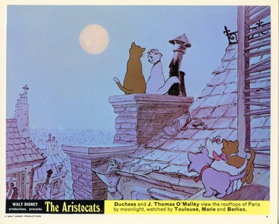 Lot 294 - THE ARISTOCATS (1970) A UK quad film poster...