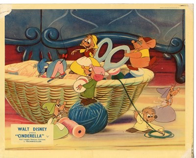 Lot 309 - CINDERELLA (1950) A set of 8 UK front of house...