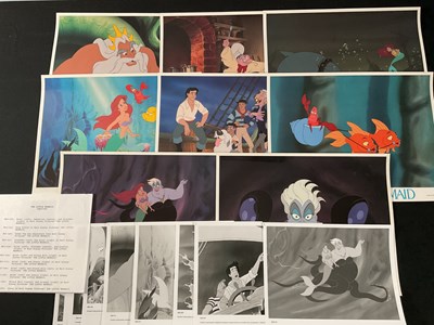 Lot 381 - THE LITTLE MERMAID (1989) A set of 8 11" x 14"...