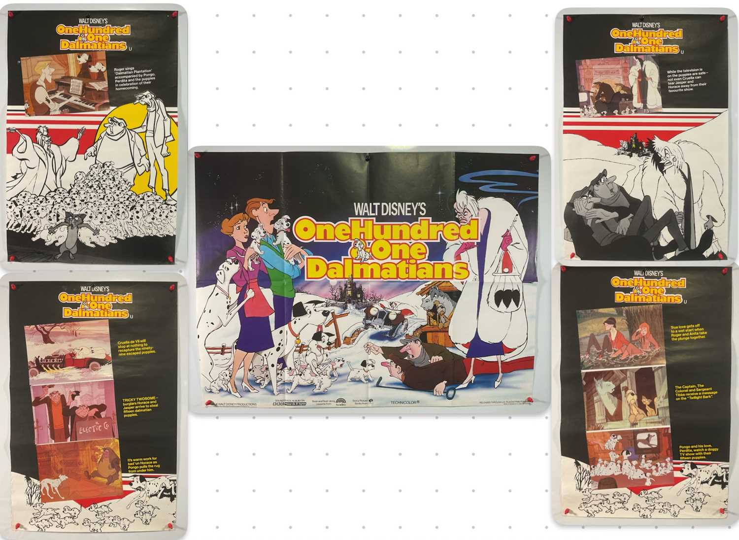 Lot 338 - ONE HUNDRED AND ONE DALMATIANS (1`961) A set...