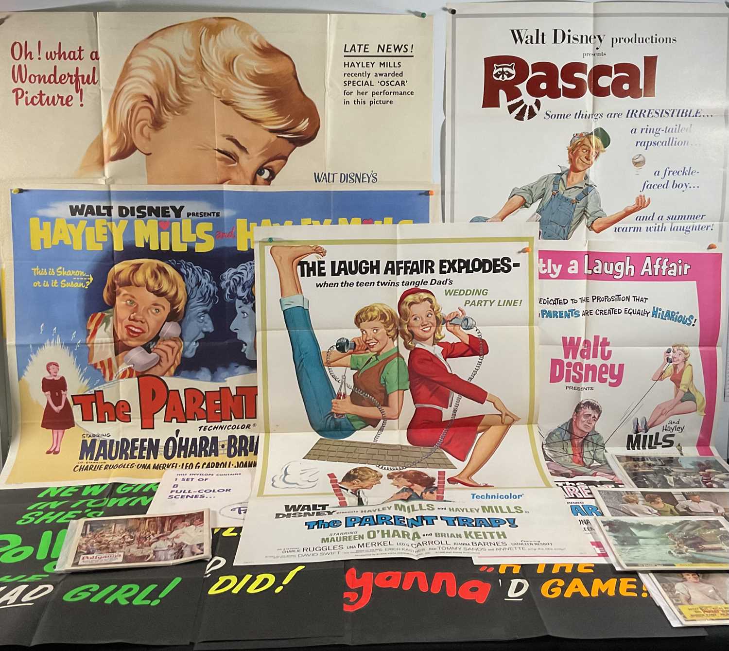 Lot 382 - A group of film posters and advertising...
