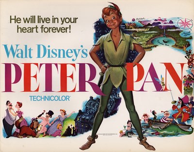 Lot 346 - PETER PAN (1953) A set of 1958 re-release US...