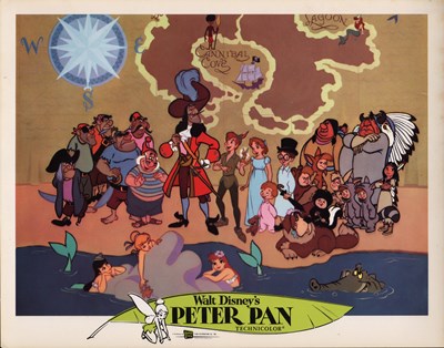 Lot 346 - PETER PAN (1953) A set of 1958 re-release US...