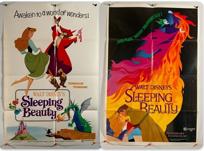 Lot 363 - SLEEPING BEAUTY (1959) A pair of US one sheets...