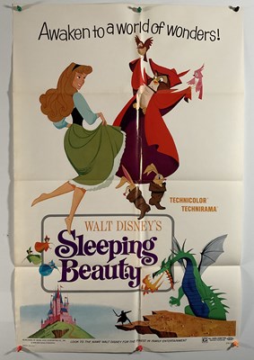 Lot 363 - SLEEPING BEAUTY (1959) A pair of US one sheets...