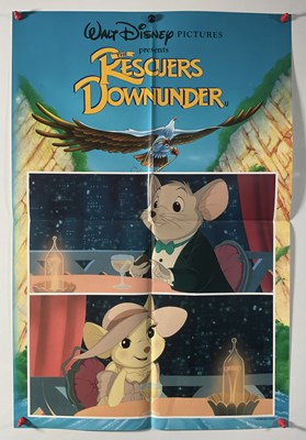Lot 383 - THE RESCUERS DOWN UNDER (1991) a UK quad film...