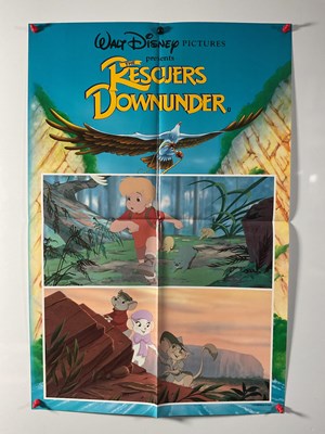 Lot 383 - THE RESCUERS DOWN UNDER (1991) a UK quad film...
