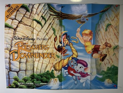 Lot 383 - THE RESCUERS DOWN UNDER (1991) a UK quad film...