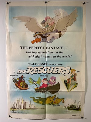 Lot 384 - THE RESCUERS (1977) A group of film posters...