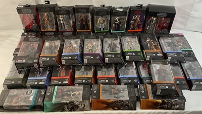 Lot 503 - A galaxy of 39 STAR WARS THE BLACK SERIES...