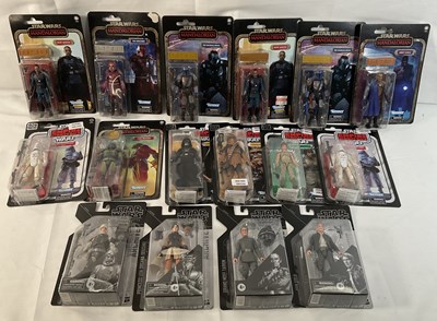 Lot 505 - A group of carded STAR WARS action figures...