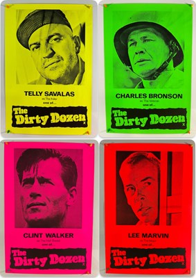 Lot 281 - THE DIRTY DOZEN (1967) A set of 4 double crown...