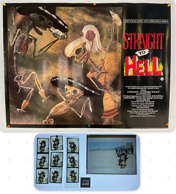 Lot 282 - STRAIGHT TO HELL (1987) UK quad film poster...