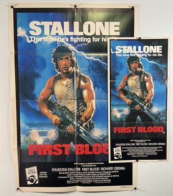 Lot 104 - FIRST BLOOD (1982) Australian one sheet and...