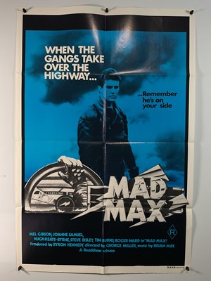 Lot 127 - MAD MAX (1979) Australian one sheet, blue...