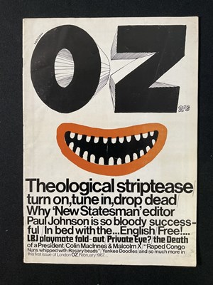 Lot 475 - OZ MAGAZINE #1 (1967) The first issue of the...