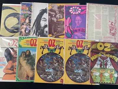 Lot 474 - A group of OZ MAGAZINE counterculture...