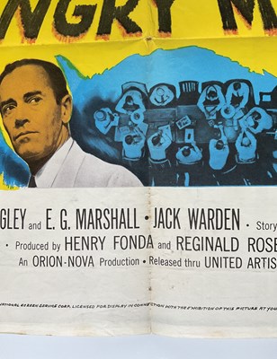 Lot 143 - 12 ANGRY MEN (1957) US one sheet, courtroom...