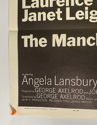 Lot 150 - THE MANCHURIAN CANDIDATE (1962) US one sheet,...