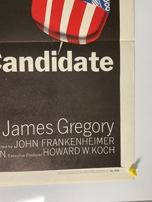 Lot 150 - THE MANCHURIAN CANDIDATE (1962) US one sheet,...