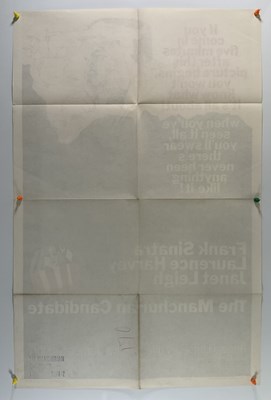 Lot 150 - THE MANCHURIAN CANDIDATE (1962) US one sheet,...