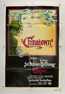 Lot 71 - CHINATOWN (1974) US one sheet movie poster,...