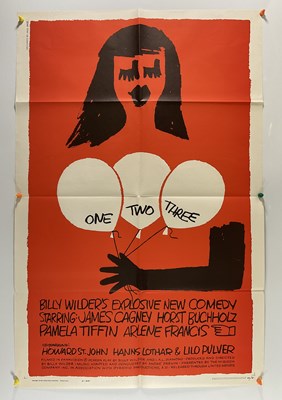 Lot 22 - ONE TWO THREE (1962) US one sheet, Saul Bass...