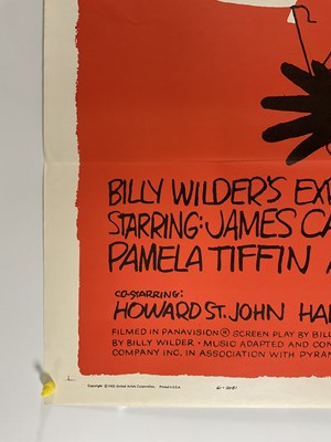 Lot 22 - ONE TWO THREE (1962) US one sheet, Saul Bass...