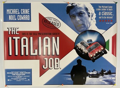 Lot 70 - THE ITALIAN JOB (1969) UK quad 1999, 30th...