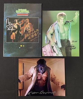 Lot 545 - A group of sci-fi related autographs...