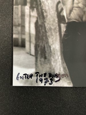 Lot 547 - Two pairs of autographs comprising JACKIE CHAN,...