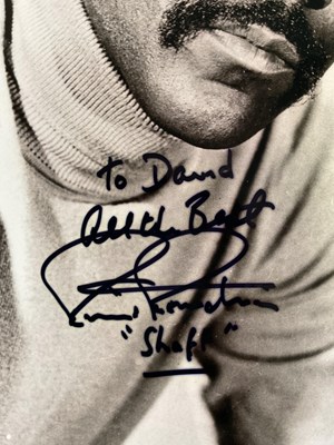 Lot 547 - Two pairs of autographs comprising JACKIE CHAN,...