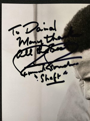Lot 547 - Two pairs of autographs comprising JACKIE CHAN,...