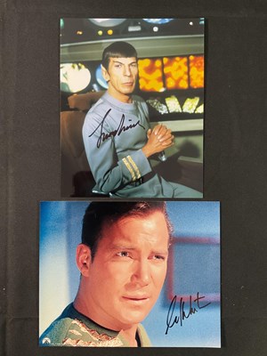 Lot 548 - LIVE LONG AND PROSPER! Two 8"x 10" colour...