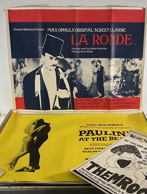 Lot 113 - A delicatessen of French cinema film posters,...