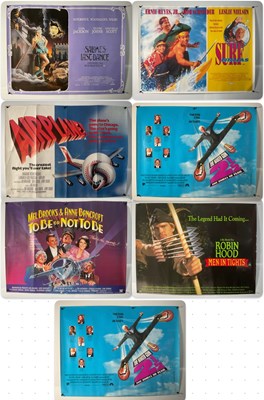 Lot 16 - A group of UK quad film posters for classic...