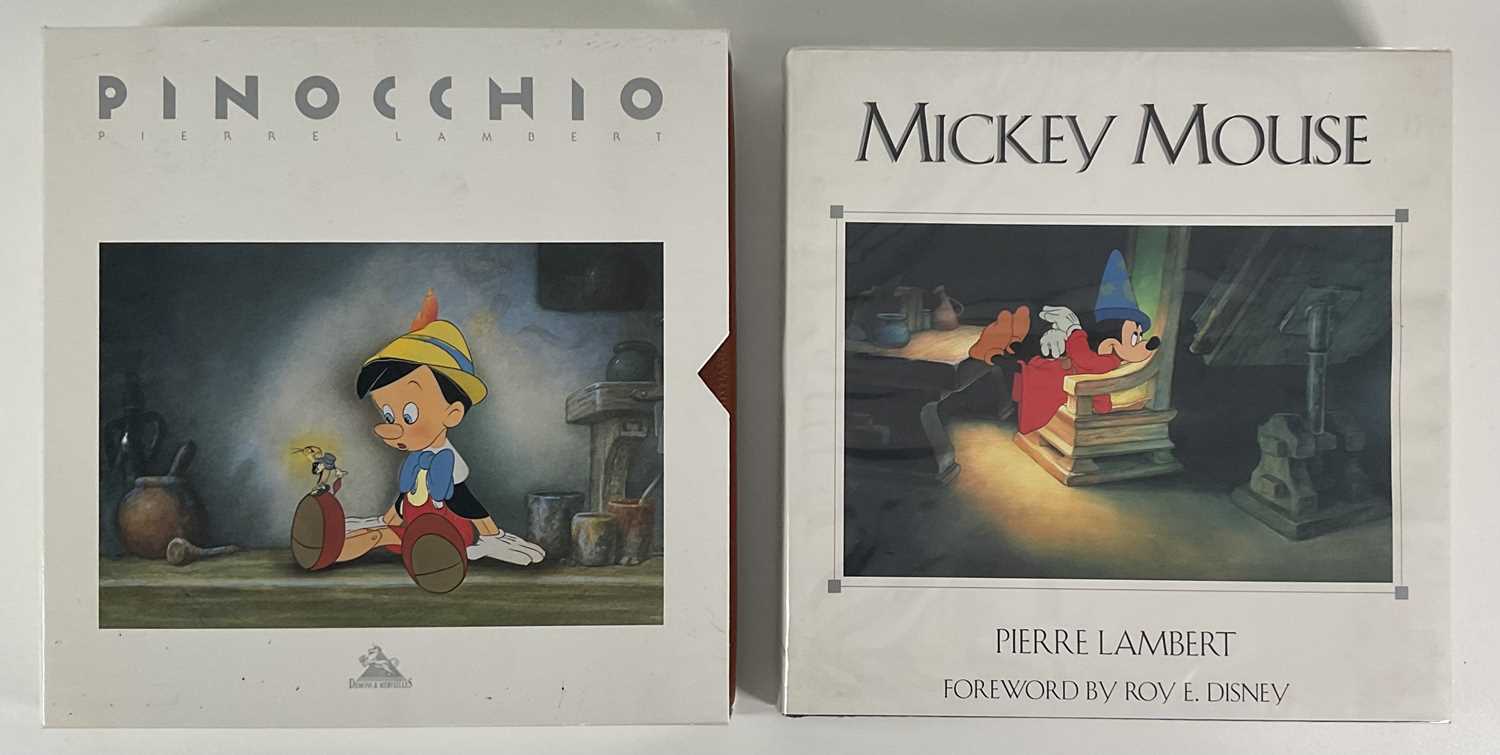 Lot 401 - A pair of Walt Disney art books by PIERRE...