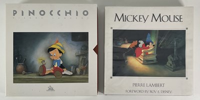 Lot 401 - A pair of Walt Disney art books by PIERRE...