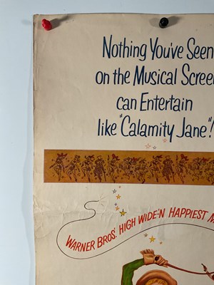 Lot 14 - CALAMITY JANE (1953) US insert film poster,...