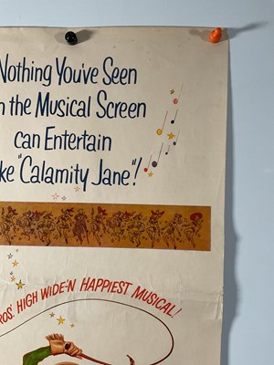 Lot 14 - CALAMITY JANE (1953) US insert film poster,...