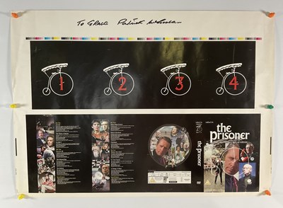 Lot 542 - An artist proof DVD cover for THE PRISONER...