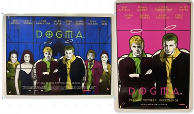 Lot 351 - DOGMA (1999) A UK quad film poster together...