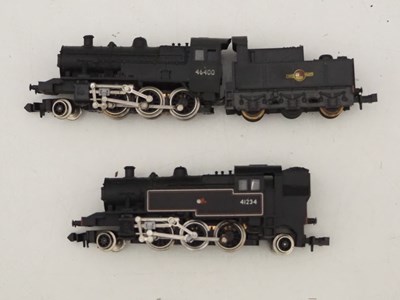 Lot 3 - A group of N gauge locos and rolling stock by...