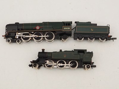 Lot 3 - A group of N gauge locos and rolling stock by...