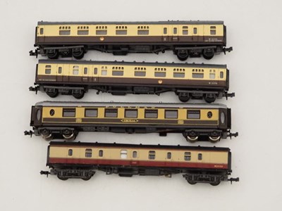 Lot 3 - A group of N gauge locos and rolling stock by...