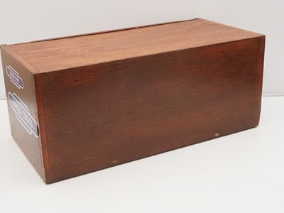 Lot 9 - A handbuilt wooden stock storage cabinet for N...