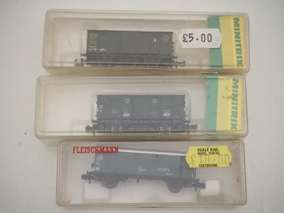 Lot 13 - A group of N gauge European outline rolling...